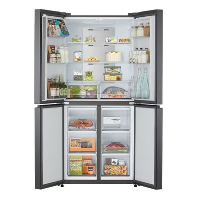 LG 4 Doors Refrigerator 16.6 Cubic Inverter (Black) GC-F20FFBFB.ATBPLMT